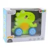 Baby Dinosaur Pull Toy Sounds Rattle Green Baby Dinosaur Pull Toy Sounds Rattle Green