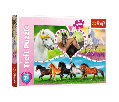 Puzzle 200 pcs Beautiful Horses Trefl 13248 Puzzle 200 pcs Beautiful Horses Trefl 13248