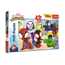 Puzzle 24pcs Maxi Spidey and Friends Trefl 14348 Puzzle 24pcs Maxi Spidey and Friends Trefl 14348