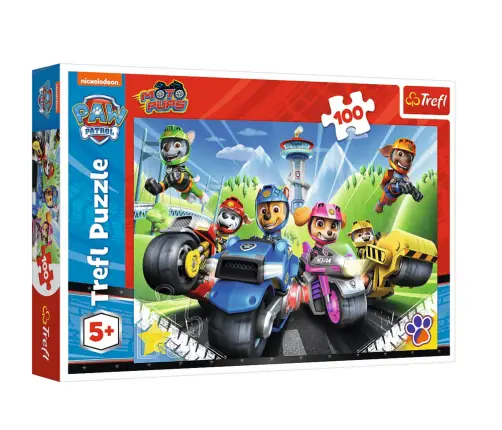 Puzzle 100pcs Paw Patrol on Motorcycles Trefl 16430