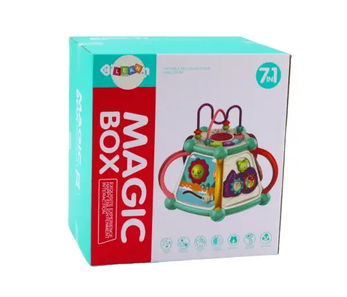 Multifunctional Educational Cube Sorter 7in1 Lights Sounds