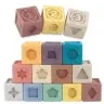 Soft Sensory Educational Structured Colorful Blocks 12pcs