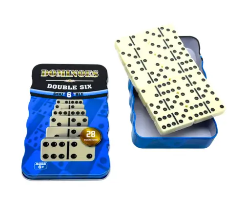 Domino Game Classic Family Logic Skill 28 Cubes
