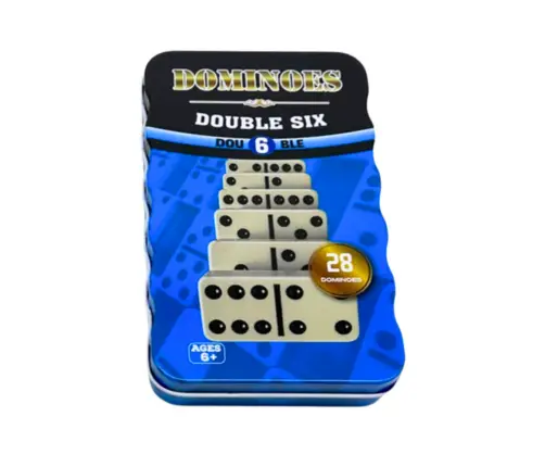 Domino Game Classic Family Logic Skill 28 Cubes