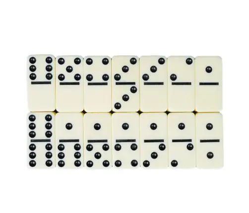 Domino Game Classic Family Logic Skill 28 Cubes