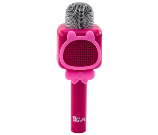 Wireless Bluetooth Microphone For Karaoke Recording Voice Changer Pink