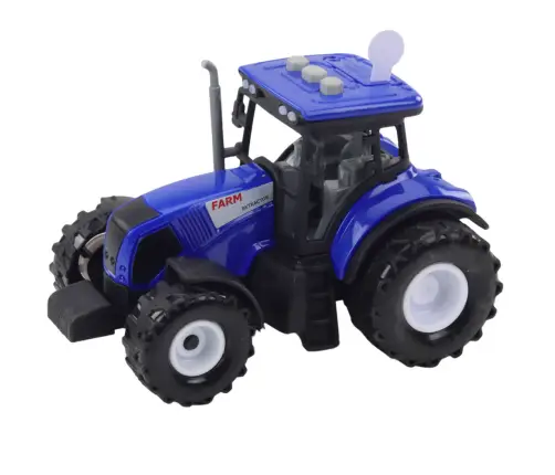 Farm Tractor Agriculture Lights Sounds Blue 1:36