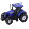 Farm Tractor Agriculture Lights Sounds Blue 1:36
