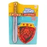 Knight Set Shield Sword Foam Lion Emblem 2pcs