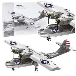 Construction Blocks Airplane PBY-5A Catalina 364el