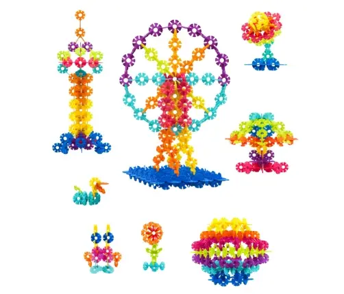 Snowflake Building Blocks Set in a Suitcase 140pcs