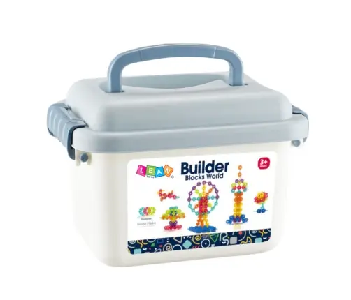 Snowflake Building Blocks Set in a Suitcase 140pcs