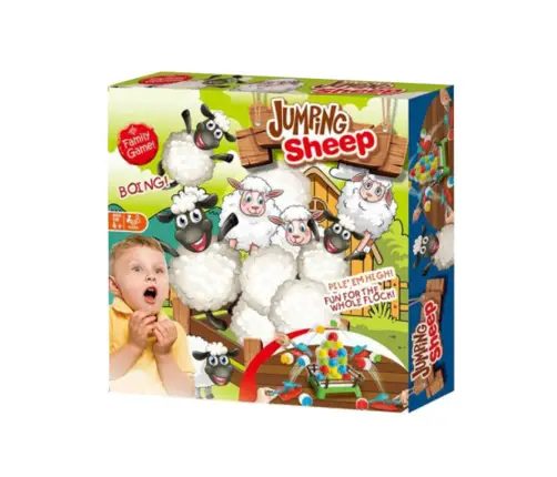 Family Skill Game Jumping Sheep Colored