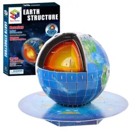 3D Puzzle Educational Planet Earth Earth's Core 50pcs