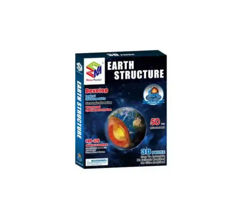3D Puzzle Educational Planet Earth Earth's Core 50pcs