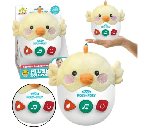 Interactive Wanka Get Up Chicken Lights Sounds Yellow