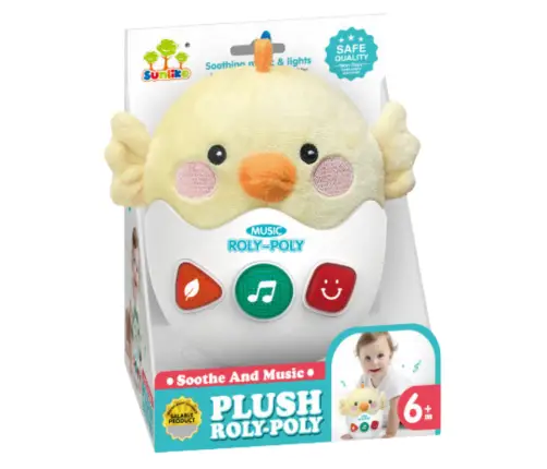 Interactive Wanka Get Up Chicken Lights Sounds Yellow