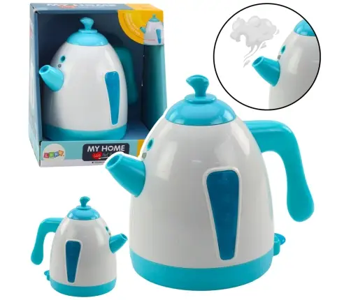 Battery Kettle Steam Lights Sounds Turquoise Battery Kettle Steam Lights Sounds Turquoise