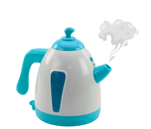 Battery Kettle Steam Lights Sounds Turquoise Battery Kettle Steam Lights Sounds Turquoise