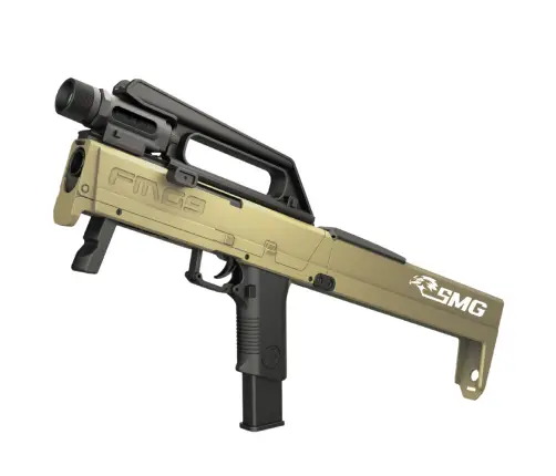 FMG9 Folding Rifle Foam Darts Shells Flashlight Weapon