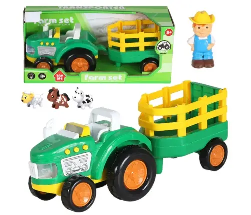 Farm Tractor For Toddlers Tractor Animals Farmer Lights Sounds Farm Tractor For Toddlers Tractor Animals Farmer Lights Sounds