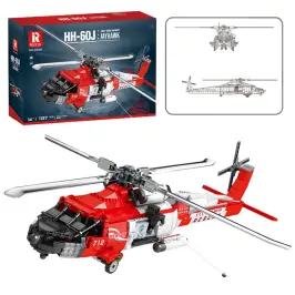Construction Bricks Rescue Helicopter HH-60J Jayhawk 1137el