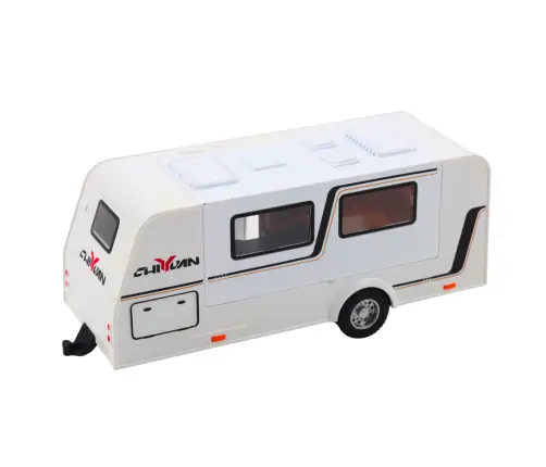 Set of Car Off-road Camper Metal Drive Lights Sounds White 1:32