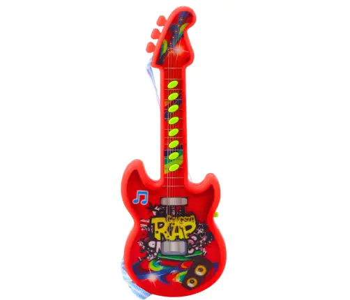 Electric Guitar For Kids Melodies Solmization Range Red