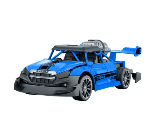Remote Control Car RC 1:20 Lights Smoke Effect Blue