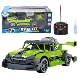 Remote Controlled RC Car 1:20 Lights Smoke Effect Green