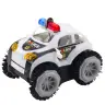 Police Car Rollover Obstacle Sensor 360° Lights Sounds White
