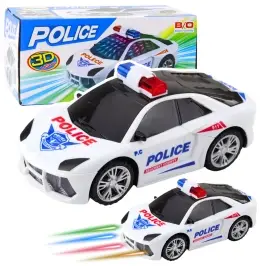 Police Car Interactive Lights Sounds Police Car Sports White Police Car Interactive Lights Sounds Police Car Sports White
