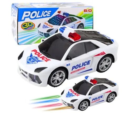 Police Car Interactive Lights Sounds Police Car Sports White Police Car Interactive Lights Sounds Police Car Sports White