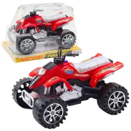 Quad Terrain Drive Treaded Wheels Red Quad Terrain Drive Treaded Wheels Red