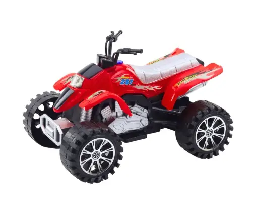 Quad Terrain Drive Treaded Wheels Red