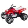 Quad Terrain Drive Treaded Wheels Red