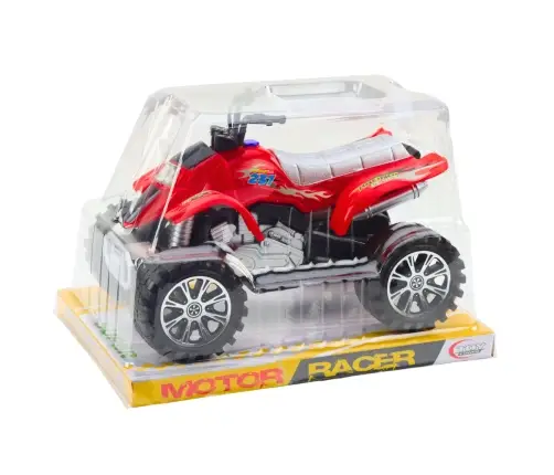 Quad Terrain Drive Treaded Wheels Red