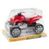 Quad Terrain Drive Treaded Wheels Red