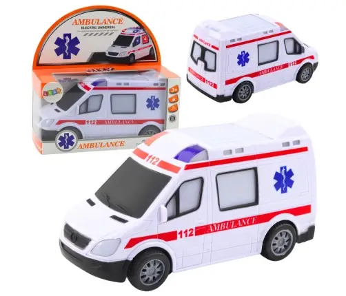 Battery Operated Ambulance Lights Sounds White