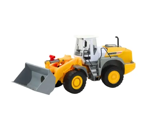 Excavator Construction Vehicle Large Movable Bucket Gray-Yellow