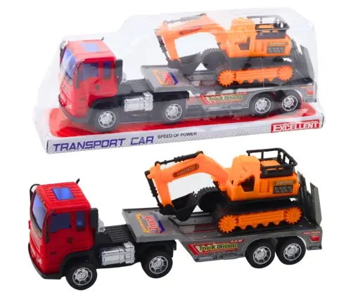 Set Truck Tow Truck Semi-trailer Crawler Excavator Set Truck Tow Truck Semi-trailer Crawler Excavator