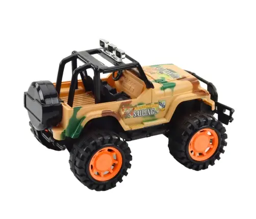 Large Military Off-Road Vehicle Beige
