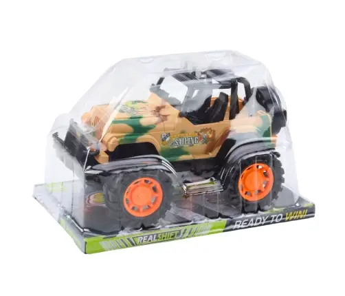 Large Military Off-Road Vehicle Beige