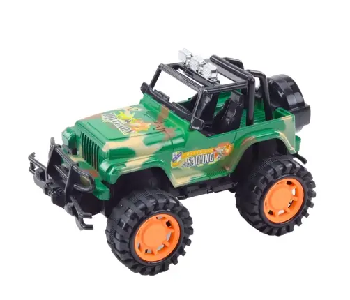 Large Military Off-Road Vehicle Green