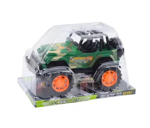 Large Military Off-Road Vehicle Green