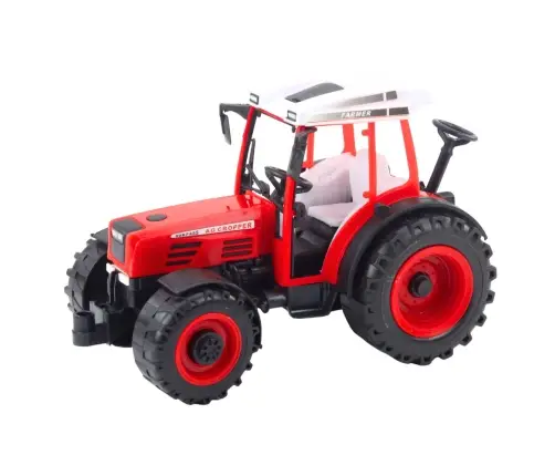 Farmer's Tractor with Seeder Red