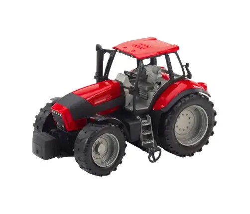 Agricultural Farm Tractor With Yellow Trailer Red 46cm