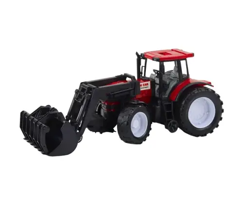Tractor Agricultural Vehicle Farmer With Grapple Red