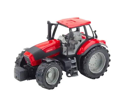 Agricultural Farm Tractor with Plow Drive Red