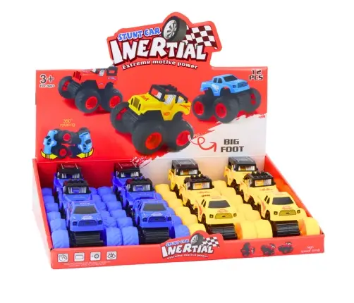 Climbing Off-Road Car With Drive Yellow Blue